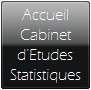 Accueil<br />Cabinet<br />d'Etudes<br />Statistiques
